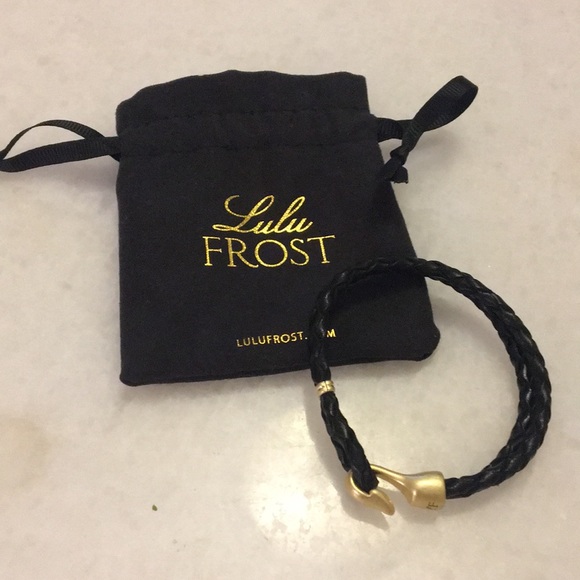 Lulu Frost Jewelry - Lulu Frost Leather Bracelet with Gold Clasp